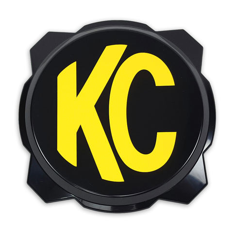 KC Hilites 6" Pro6 GravityÂ® Light Cover - Black/Yellow KC Logo