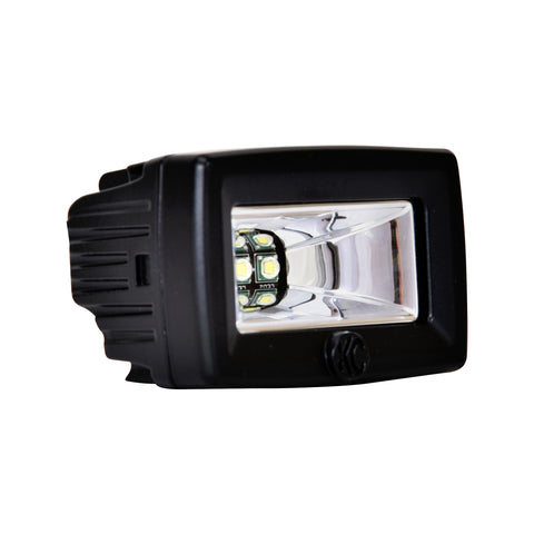 KC Hilites 2" C-Series C2 LED - 2-Light System - Backup - 20W Flood Beam