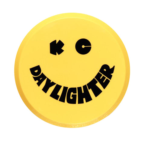 KC Hilites 6" Soft Vinyl cover - Round - Pair - Yellow/Black KC Daylighter Logo