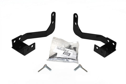 Go Rhino RC2 LR Bull Bar with 2 Go Rhino Branded 20in. Single Row Light Bar/Brackets