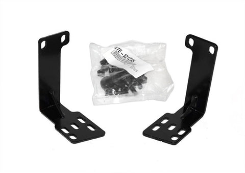Go Rhino RC2 LR Bull Bar with 2 Go Rhino Branded 20in. Single Row Light Bar/Brackets