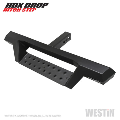 Westin HDX Drop Hitch Step; 34 in. Step For 2 in. Receiver; Textured Black;