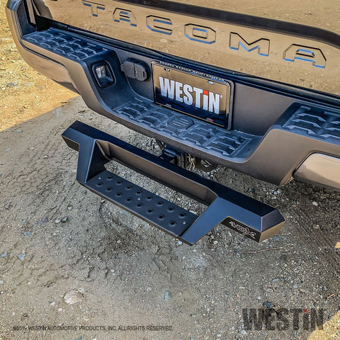 Westin HDX Drop Hitch Step; 34 in. Step For 2 in. Receiver; Textured Black;