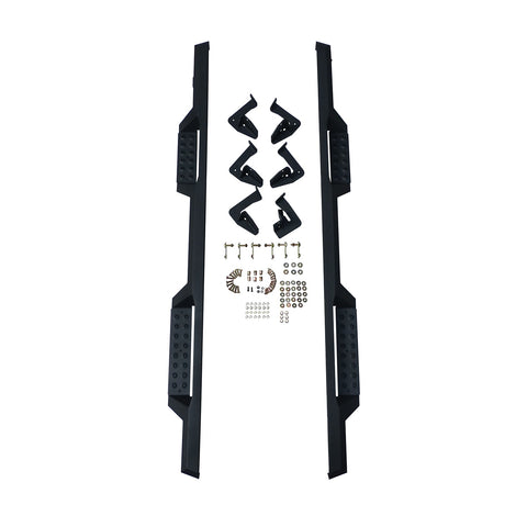 Westin HDX Drop Nerf Step Bars; Textured Black Powder Coated Steel; Mount Kit Included;