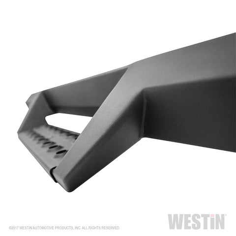 Westin HDX Drop Nerf Step Bars; Textured Black Powder Coated Steel; Mount Kit Included;