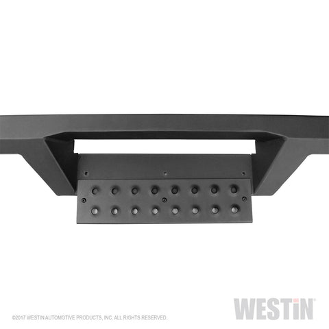 Westin HDX Drop Nerf Step Bars; Textured Black Powder Coated Steel; Mount Kit Included;