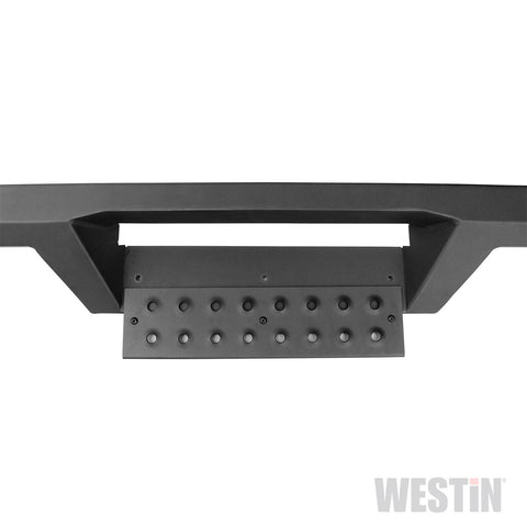 Westin HDX Drop Nerf Step Bars; Textured Black Powder Coated Steel; Mount Kit Included;