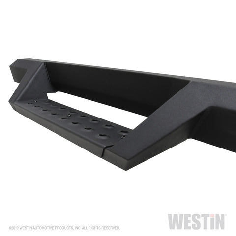 Westin HDX Drop Nerf Step Bars; Textured Black; Incl. Mount Kit And Hardware;