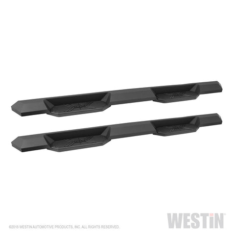 Westin HDX Drop Nerf Step Bars; Textured Black; For Quad Cab;