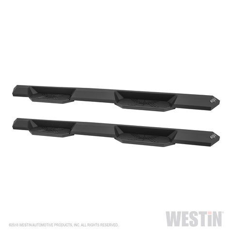 Westin HDX Drop Nerf Step Bars; Textured Black; For Quad Cab;