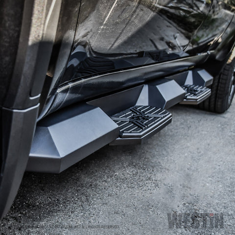 Westin HDX Xtreme Nerf Step Bars; Textured Black;