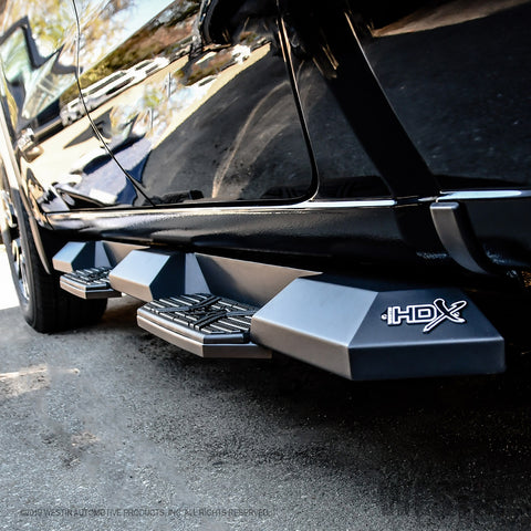 Westin HDX Xtreme Nerf Step Bars; Textured Black;