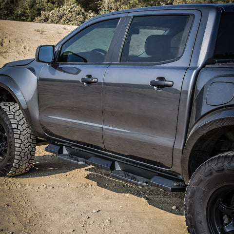 Westin HDX Xtreme Nerf Step Bars; Textured Black; For Super Crew Cab;