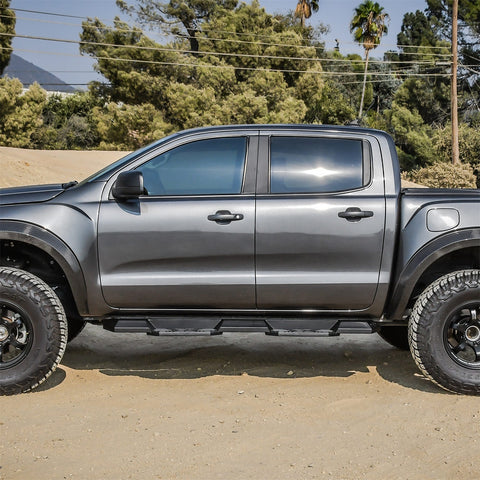 Westin HDX Xtreme Nerf Step Bars; Textured Black; For Super Crew Cab;