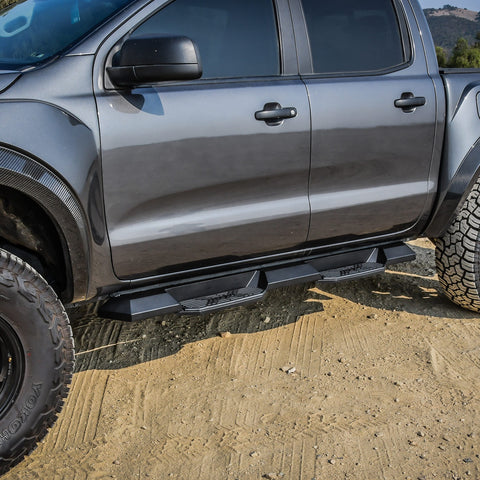 Westin HDX Xtreme Nerf Step Bars; Textured Black; For Super Crew Cab;
