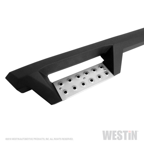 Westin HDX Stainless Drop Wheel To Wheel Nerf Step Bars; Textured Black;