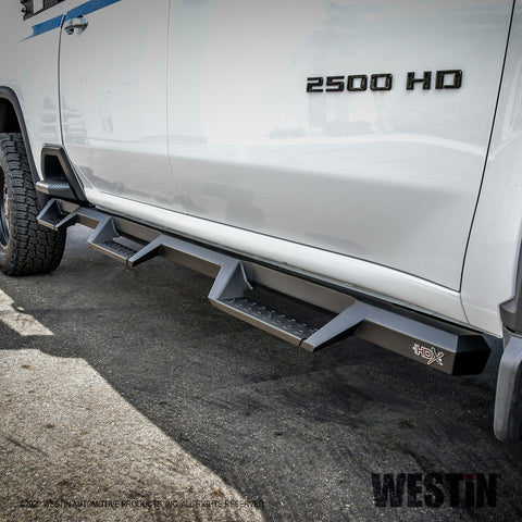 Westin HDX Drop Nerf Step Bars; Steel; Textured Black;