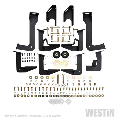 Westin HDX Drop Wheel to Wheel Nerf Step Bars; Textured Black;