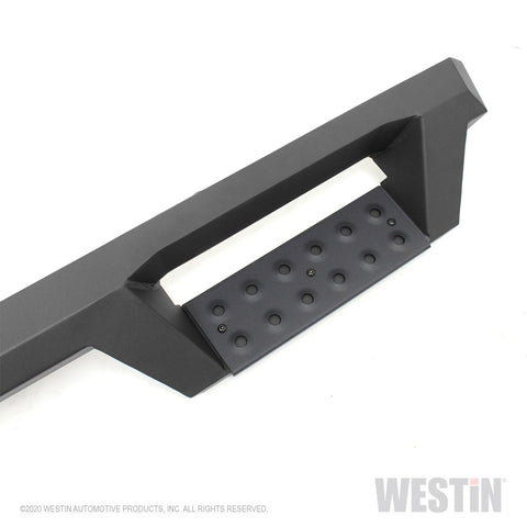 Westin HDX Drop Wheel to Wheel Nerf Step Bars; Textured Black;