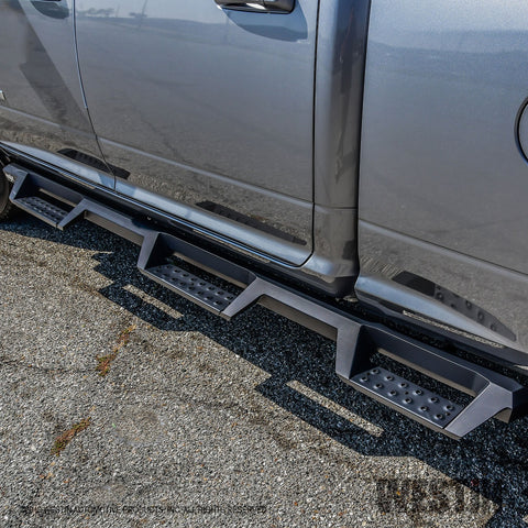 Westin HDX Drop Wheel to Wheel Nerf Step Bars; Textured Black;