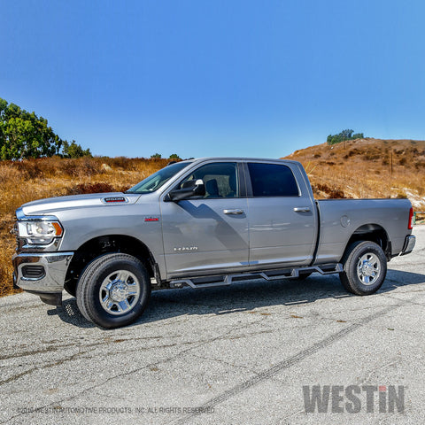 Westin HDX Drop Wheel to Wheel Nerf Step Bars; Textured Black;