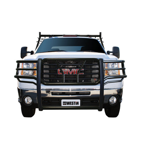 Westin HDX Grille Guard; 2 in. Dia.; Black Steel;