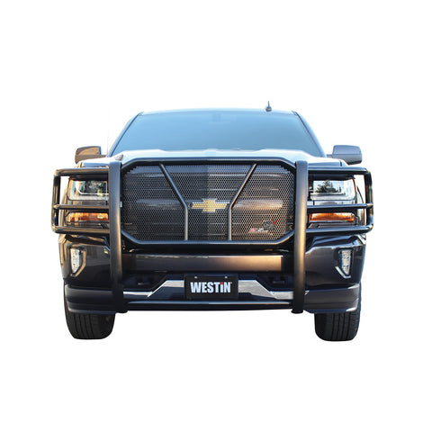 Westin HDX Grille Guard; 2 in. Dia.; Black Steel;