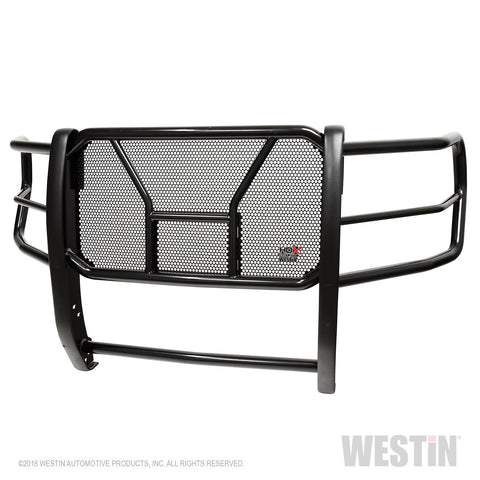 Westin HDX Grille Guard; 2 in. Dia.; w/Front Camera; Black Steel;