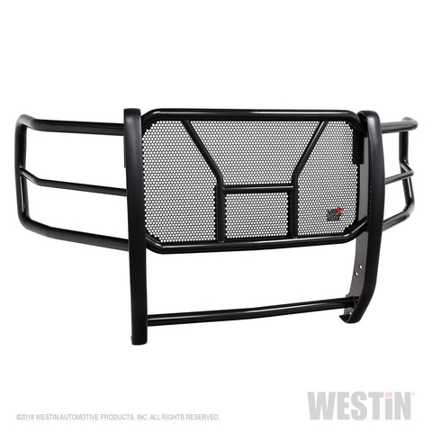 Westin HDX Grille Guard; 2 in. Dia.; w/Front Camera; Black Steel;