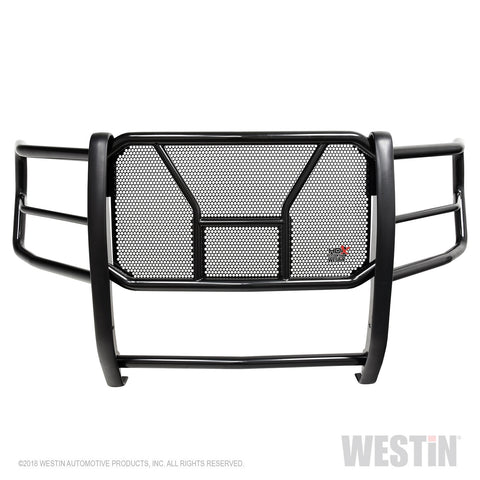 Westin HDX Grille Guard; 2 in. Dia.; w/Front Camera; Black Steel;
