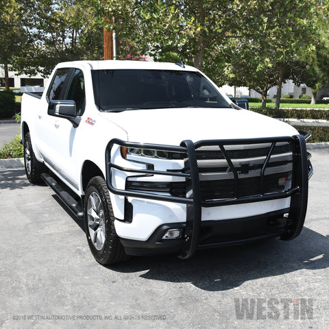 Westin HDX Grille Guard; 2 in. Dia.; Black Steel;