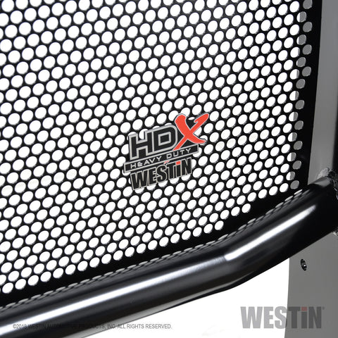 Westin HDX Grille Guard; 2 in. Dia.; Black Steel;