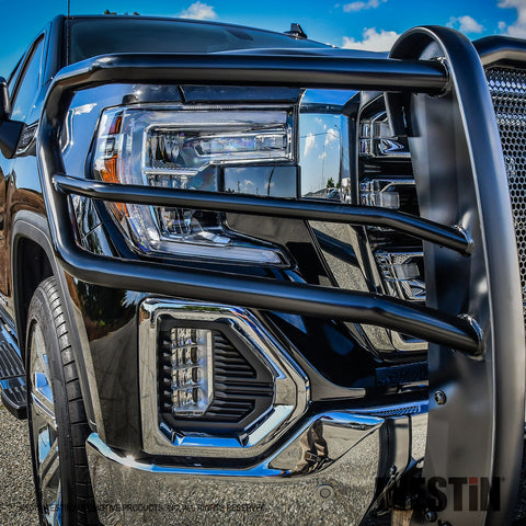 Westin HDX Grille Guard; 2 in. Dia.; Black Steel;