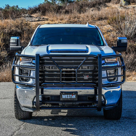 Westin HDX Grille Guard; Black;