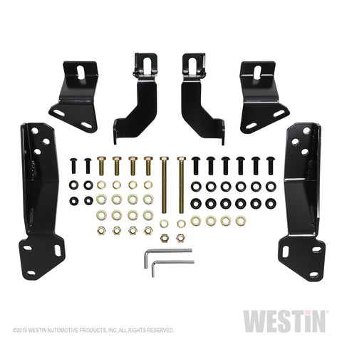 Westin HDX Grille Guard; 2 in. Dia.; Black Steel;