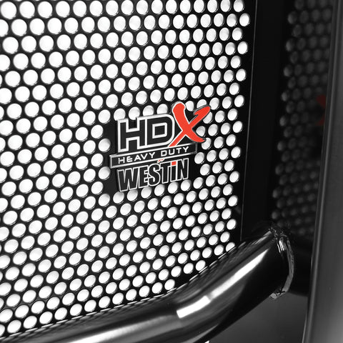 Westin HDX Grille Guard; 2 in. Dia.; Black Steel;