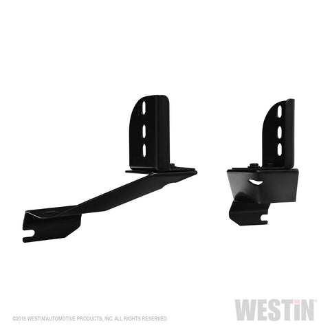 Westin HLR LED Light Bar Brackets; Pair; Black;