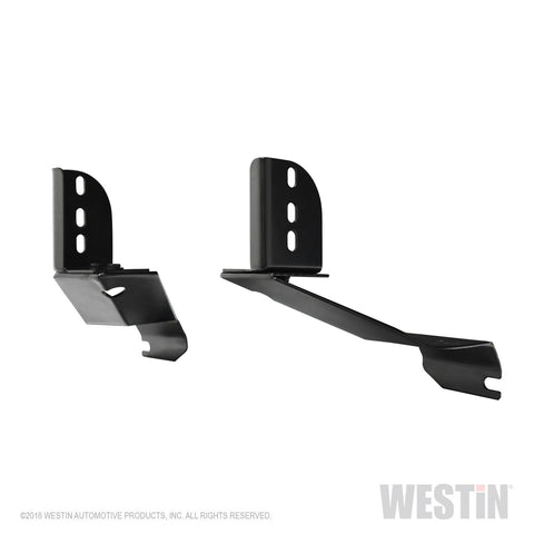 Westin HLR LED Light Bar Brackets; Pair; Black;