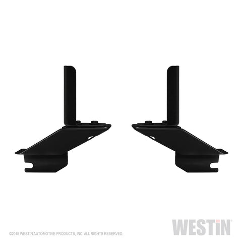 Westin HLR LED Light Bar Brackets; Pair; Black;