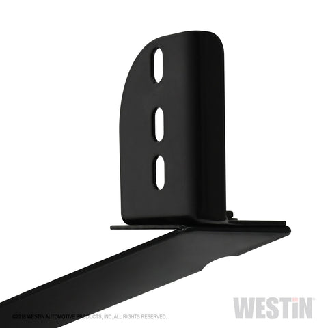 Westin HLR LED Light Bar Brackets; Pair; Black;