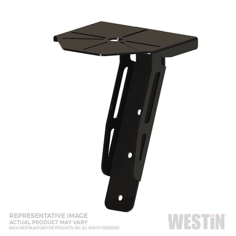 Westin HLR Beacon Light Mount; Vertical Adjustability; Small; Black;
