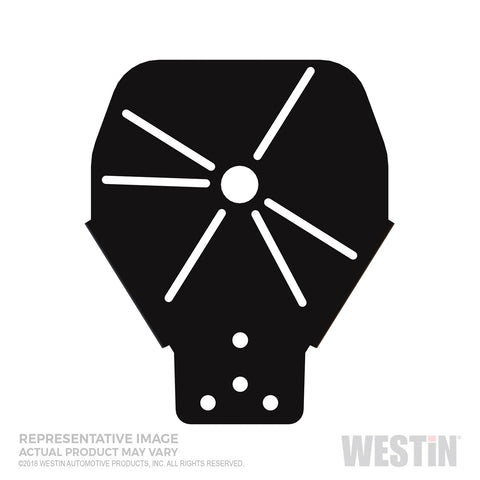Westin HLR Beacon Light Mount; Horizontal Adjustability; Large; Black;