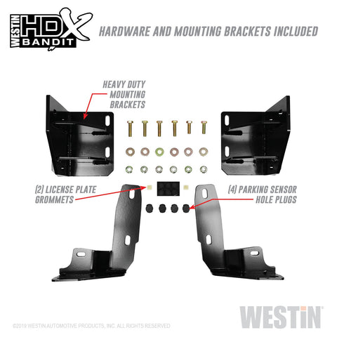 Westin HDX Bandit Front Bumper; Textured Black;