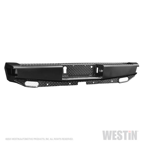 Westin HDX Bandit Rear Bumper; Steel; Black; Incl. Hardware;