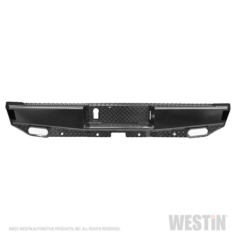 Westin HDX Bandit Rear Bumper; Steel; Black; Incl. Hardware;
