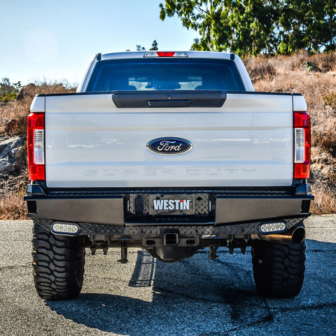 Westin HDX Bandit Rear Bumper; Black;