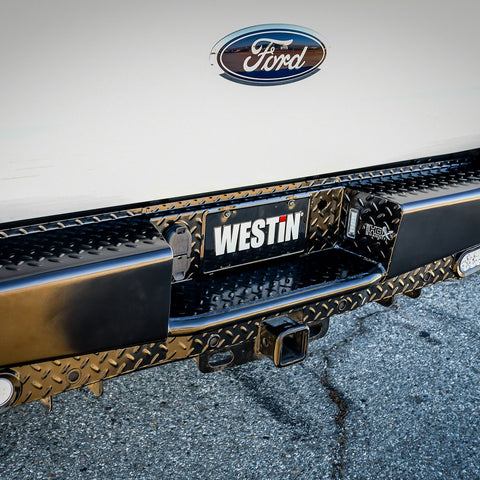 Westin HDX Bandit Rear Bumper; Black;