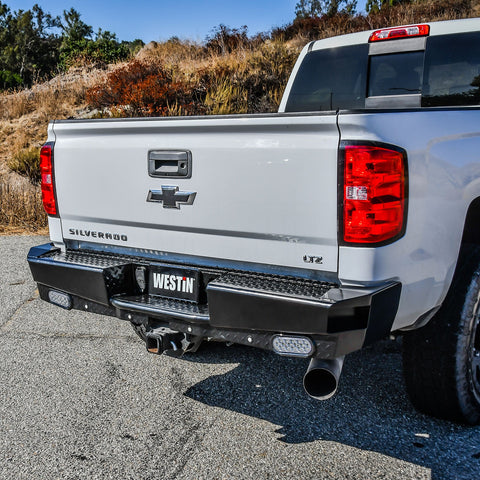 Westin HDX Bandit Rear Bumper; Black;