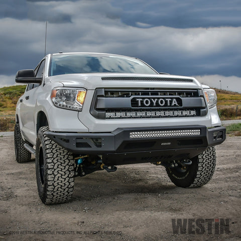 Westin Pro-Mod Front Bumper; Textured Black;