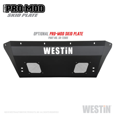 Westin Pro-Mod Front Bumper; Textured Black;